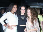 May, Valentine and Federica during a party