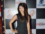 Madhuri M Pandey sizzles in black at the screening of Marathi movie