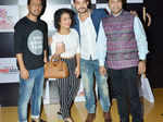 Celebs pose during the screening of Marathi movie