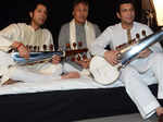 Sarod maestro Amjad Ali Khan with sons Ayaan Ali Khan and Amaan Ali Khan