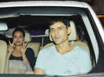 Sonakshi Sinha and Niketan Madhok arrive for Arpita Khan Sharma's pre-birthday party