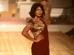 A model walks the ramp for Monisha Jaising's show