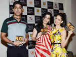 Murli Sharma (L) and Vidya Malvade (R) during the music launch