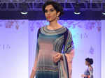 A model showcases a creation by designer Payal Singhal