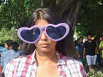 Cool shades during the Raahgiri