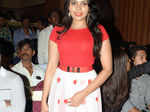 Ishara during the audio launch of Tamil movie Puli