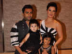 Sachiin J Joshi and Urvashi Sharma with daughter Samaira