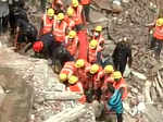NDRF team has reached the spot with sniffer dogs