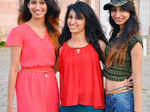Archana, Pooja and Abhishri during Akcent live-in-concert