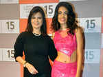 Neeta Lulla and Sarah-Jane Dias during the Lakme Fashion Week Winter/ Festive '15 press meet