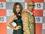 Anusha Dandekar with designer Neeraj Gaba