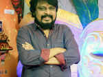 Vikraman during the staging of a play