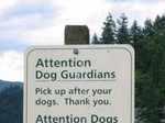 If dogs could read sign boards.
