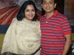 Priya and Unnikrishnan during the launch party