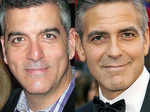 A slightly plump version of Hollywood actor George Clooney