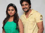 Prem and Amulya during Maley press meet in Bengaluru