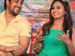 Prem and Amulya during Maley press meet in Bengaluru