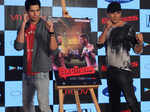 Sidharth Malhotra and Akshay Kumar during the launch