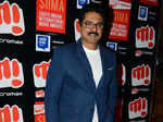 R. Sarathkumar arrives for the Micromax South Indian International