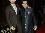 Neil Nitin Mukesh poses with Yogesh Lakhani at the red carpet