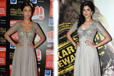 Shruti Haasan copies dress at SIIMA again!