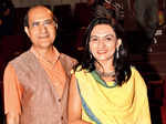 Anees Ansari and Asma Hussain during the musical evening