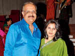 Pankaj and Nicky Gupta during the musical evening