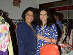 Rachna and Vimmi during the Vimonisha Exhibition