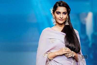 Sonam Kapoor walks the ramp at India International Jewellery Week in Mumbai
