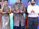 Celebs pose on the stage during "Aakarshan 2015"