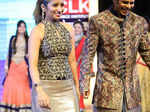 Siddhesh Pai walks the ramp with a model