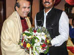 A guest during Suresh Wadkar’s 60th birthday party