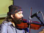 Debajyoti Mishra performs during the event