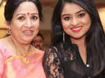 Sumithra poses with daughter Nakshatra