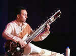 Hidayat Khan performs during a musical evening