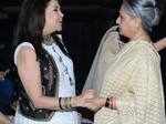 Designer Ritu Kumar and Jaya Bachchan