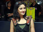 Debleena during the premiere of Tollywood movie