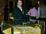 Smiley Suri admires the creations during the Retail Jeweller