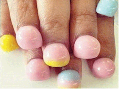 Bubble nails is trending. Here's how you can do it