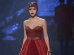 A model walks the ramp for designers Shantanu & Nikhil