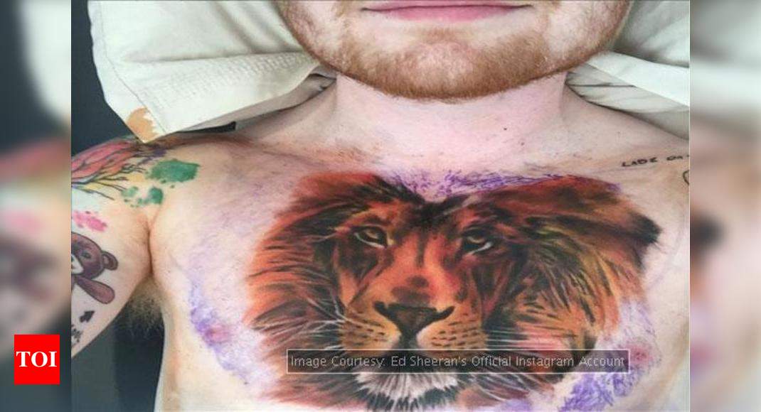 Ed Sheerans New Lion tatuaje Ed Sheeran Imágenes por Muffin44  Imágenes  españoles imágenes