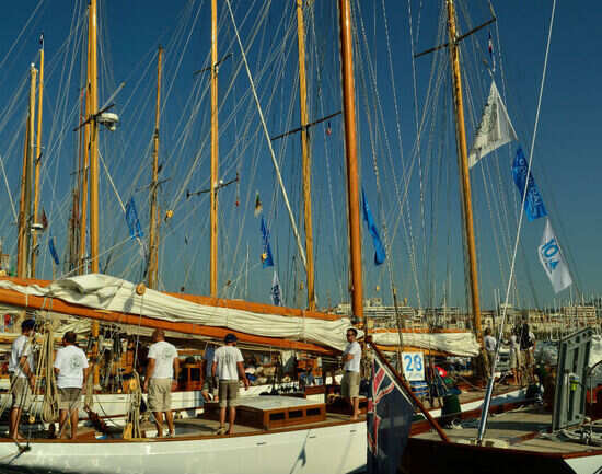 Watch the yachts