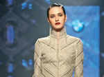 A model walks the ramp for designers duo Shantanu & Nikhil