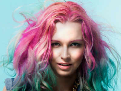 Go bold and dramatic with hair colours