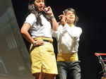 Artists perform a theatrical adaptation of Bollywood film