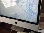 A naughty kid just customised an Apple iMac