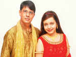Kamal and Ruchi Jain during the Teej