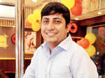 Binod Kumar Homagai during the outlet launch