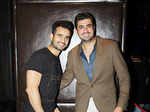 Karan Tacker and Pritam Singh at RJ Malishka’s party