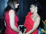 RJ Malishka with Deepshikha at her party